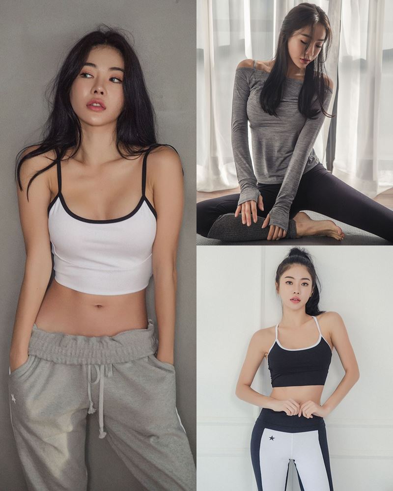An Seo Rin Model - Korean Fashion Fitness Set - Jan.2018 -TruePic.net