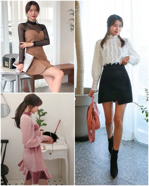 Cha HyunOk model in Korean Fashion album Jan.2018 #2