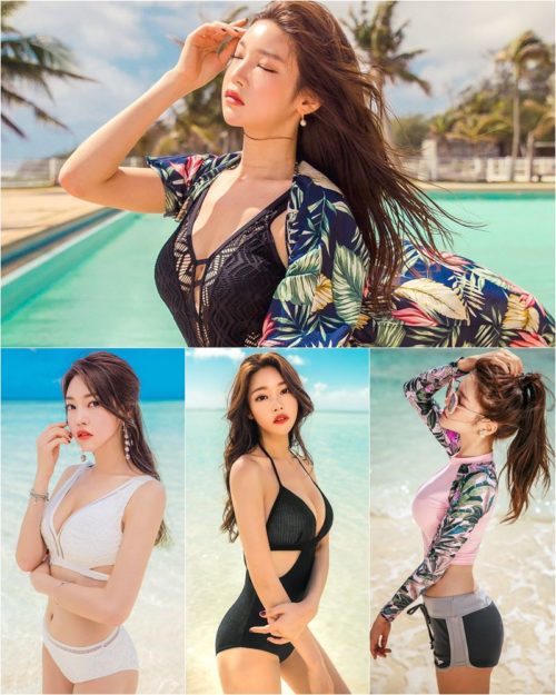 Park Jung Yoon with Bikini set - Korean Fashion Jan.2019 #1