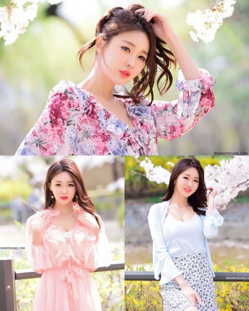 Jin Yu Ri (진유리) - Casual Outdoor 3 set Collection - 191231 #2
