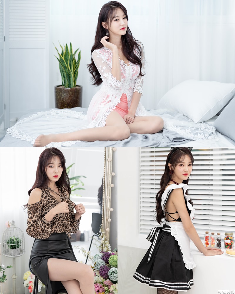 Korean hot model and fashion - Jin Yu Ri - Indoor Photoshoot Collection