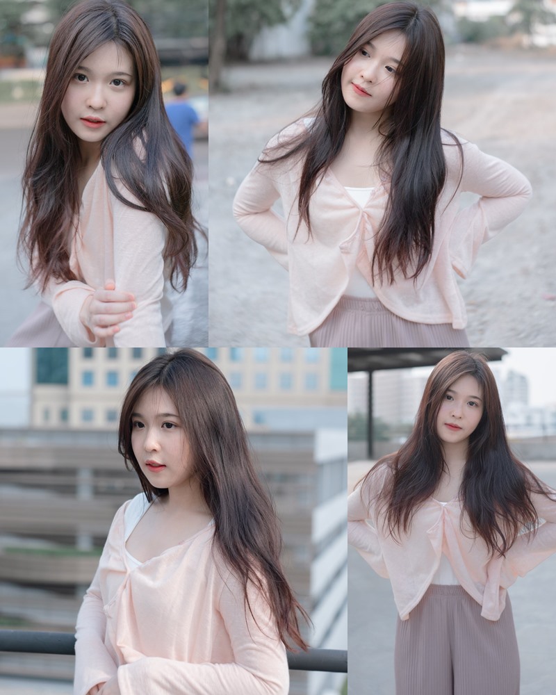 Thailand cute model Jelly Namjai (เจลลี่) - Beautiful angel in the city