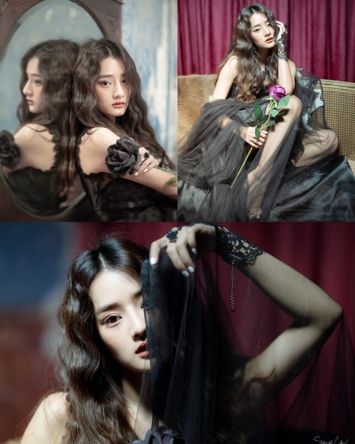 Thailand model - Phakaporn Lertchamchongkul - Hate Valentine (Black Angle)