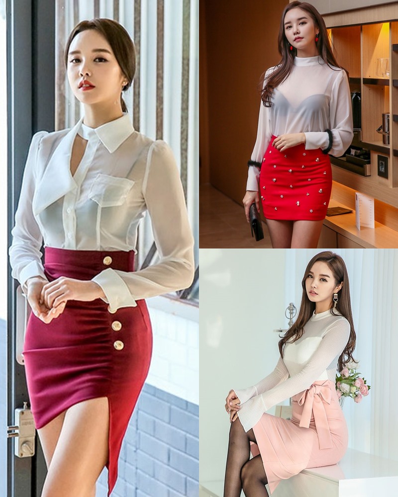 Korean Fashion Model - Chloe Kim - Indoor Photoshoot Collection - TruePic.net