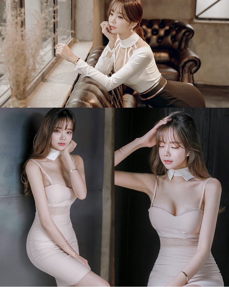 Korean Fashion Model - Kang Eun Wook - Indoor Photoshoot Collection - TruePic.net