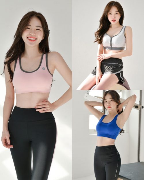 Korean Lingerie Queen - Haneul - Fitness Set Collection - TruePic.net