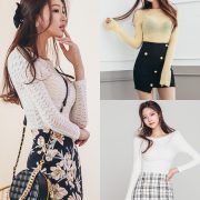 Park Jung Yoon - Korean Fashion Model - Casual Indoor Photoshoot - TruePic.net