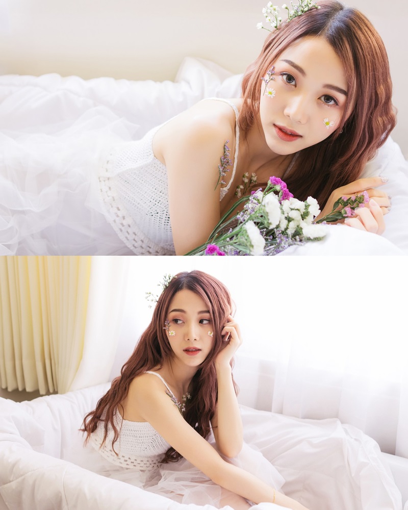 Thailand beautiful model Popor Saechur with photo album Little Princess