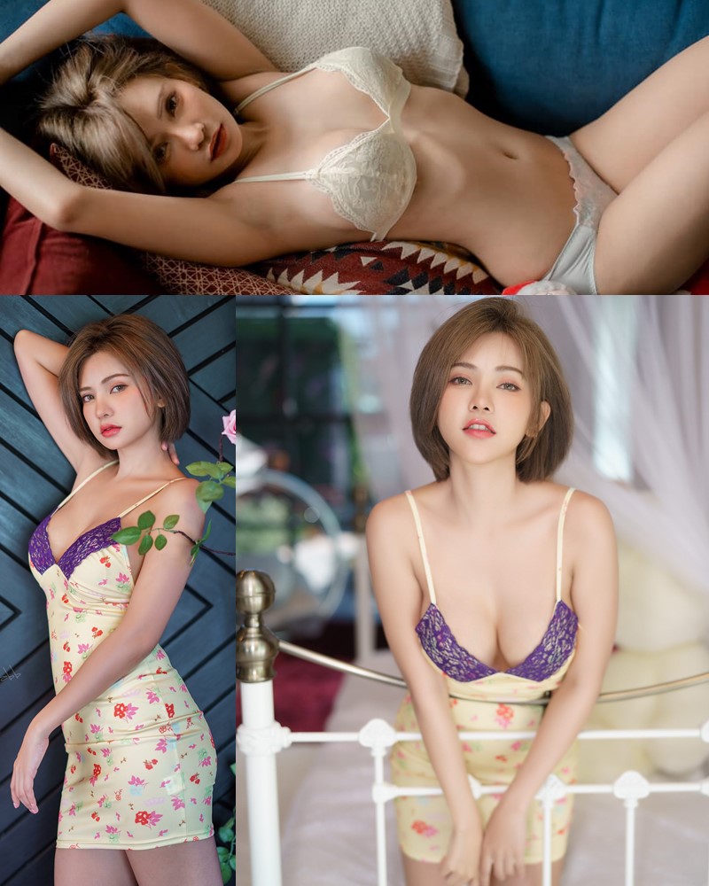 Thailand sexy model - Sutasinee Siriruke - Sleepwear and Lingerie Set - TruePic.net