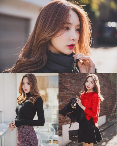 Image-Korean-Fashion-Model-Park-Soo-Yeon-Beautiful-Winter-Dress-Collection-TruePic.net