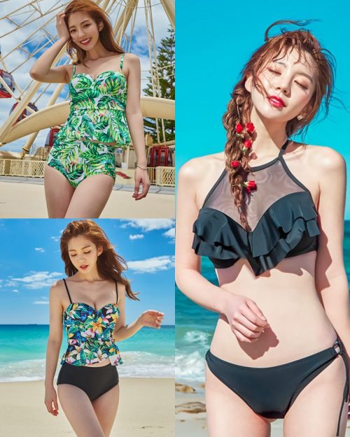 Image-Korean-Hot-Fashion-Model-Lee-Chae-Eun-Beachwear-Set-Collection-TruePic.net