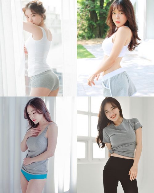 Image-Korean-Lingerie-Queen-Haneul-Model-Black-And-White-Fitness-Set-TruePic.net