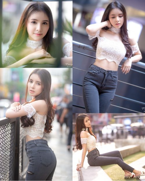 Image-Thailand-Beautiful-Model-Soithip-Palwongpaisal-Transparent-Lace-Crop-Top-And-Jean-TruePic.net