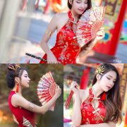 Image-Thailand-Hot-Model-Janet-Kanokwan-Saesim-Sexy-Chinese-Girl-Red-Dress-Traditional-TruePic.net