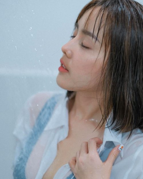 Image-Thailand-Model-Kanlaya-Sae-ngow-White-Shirt-Under-Water-TruePic.net