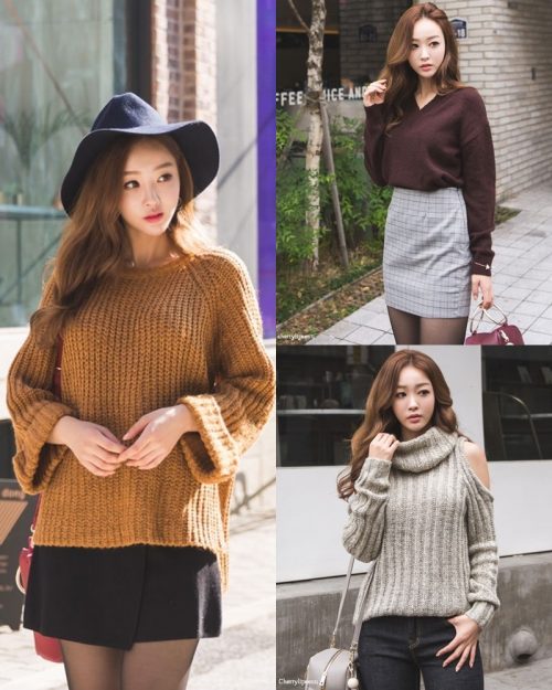 Korean Fashion Model - Ji Hyun - Casual Outdoor Collection - TruePic.net