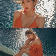 Image Korean Fashion Model - Lee Chae Eun - Sienna One Piece Swimsuit - TruePic.net