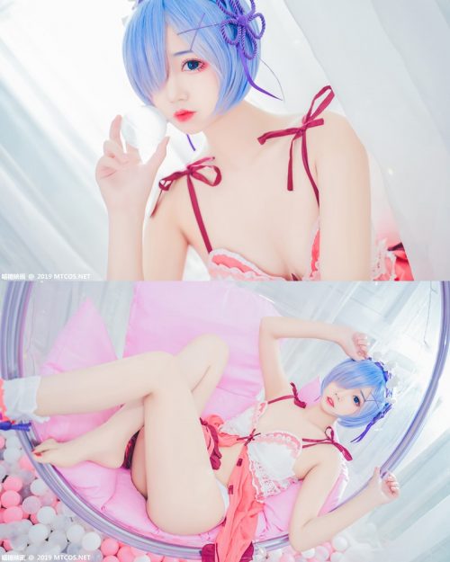 MTCos 喵糖映画 Vol.018 – Chinese Cute Model – Beautiful Rem Cosplay - TruePic.net