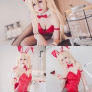 [MTCos] 喵糖映画 Vol.021 – Chinese Cute Model – Red Bunny Girl Cosplay - TruePic.net