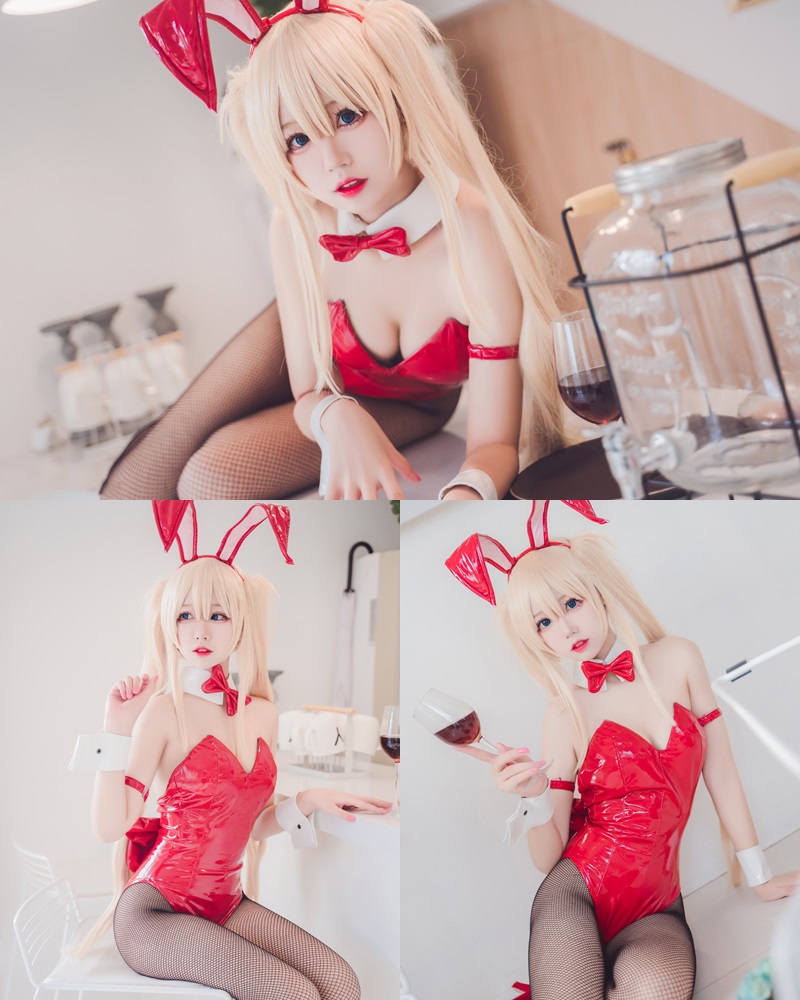 [MTCos] 喵糖映画 Vol.021 – Chinese Cute Model – Red Bunny Girl Cosplay - TruePic.net