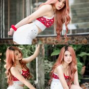 Image Thailand Model - JaJaa Zarinyap - Crop Top and Sort Pants - TruePic.net