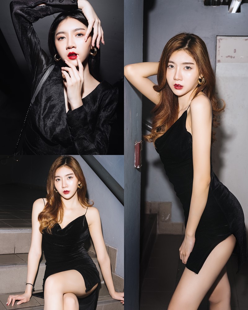 Thailand Model - Sasi Ngiunwan - Black For SiamNight - TruePic.net