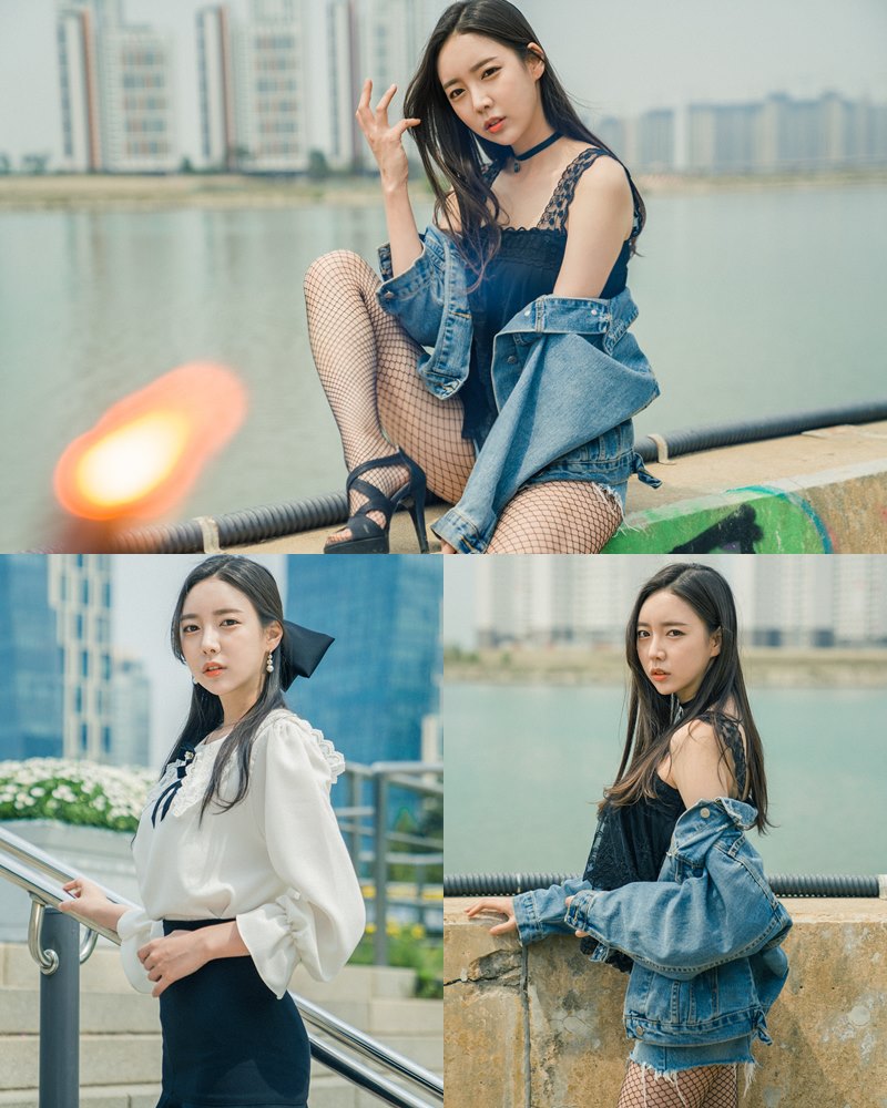 Korean Hot Model - Go Eun Yang - Outdoor Photoshoot Collection - TruePic.net