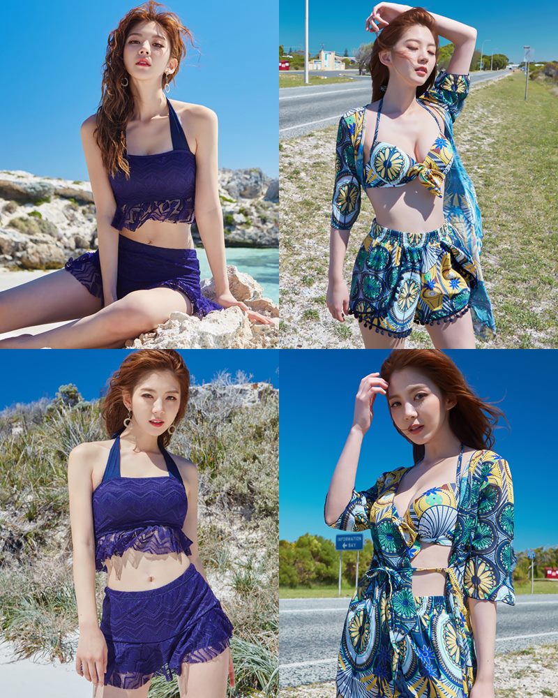 Lee Chae Eun - Korean Fashion Model - Magic Fit Beachwear Set - TruePic.net