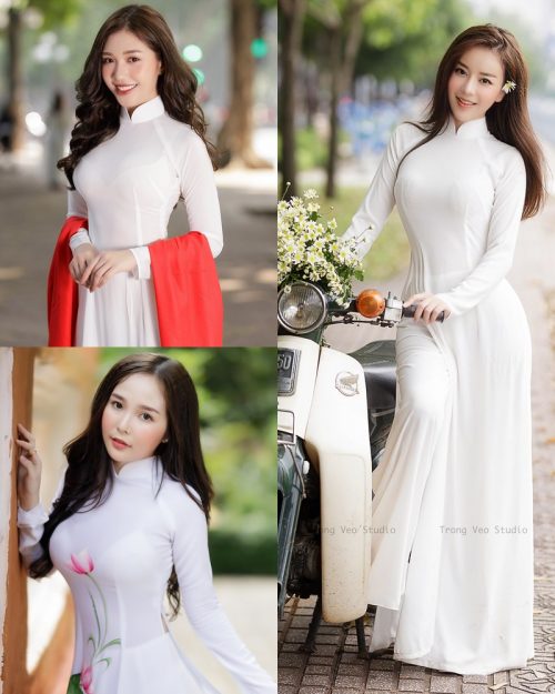 The Beauty of Vietnamese Girls with Traditional Dress (Ao Dai) #1 - TruePic.net
