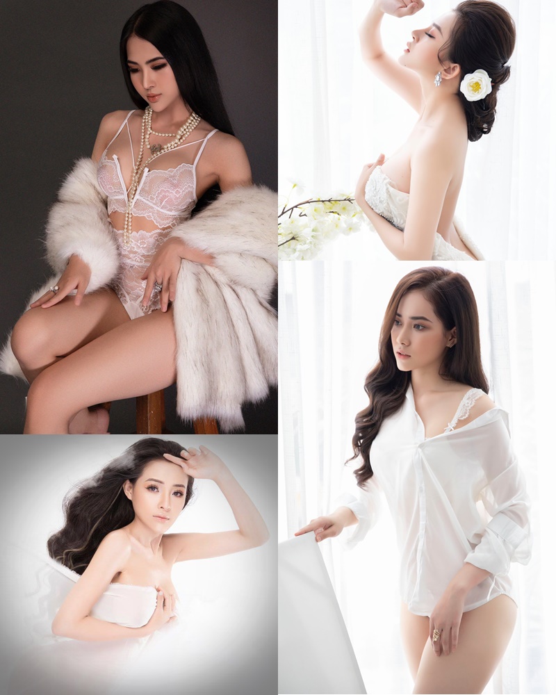Vietnamese Model - Hot Beautiful Girls In White Collection - TruePic.net