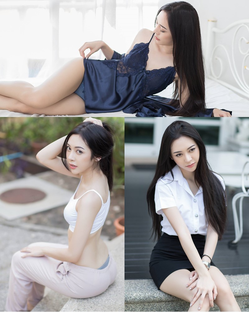 Thailand Model - Ploylin Lalilpida - Wake Up, Walking Fitness and Get Ready to Work - TruePic.net
