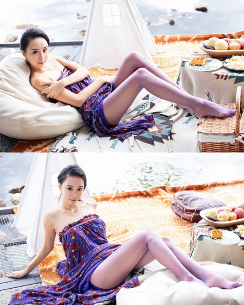 XIUREN No.2544 - Chinese Model - 蓝夏Akasha - Purple Queen - TruePic.net