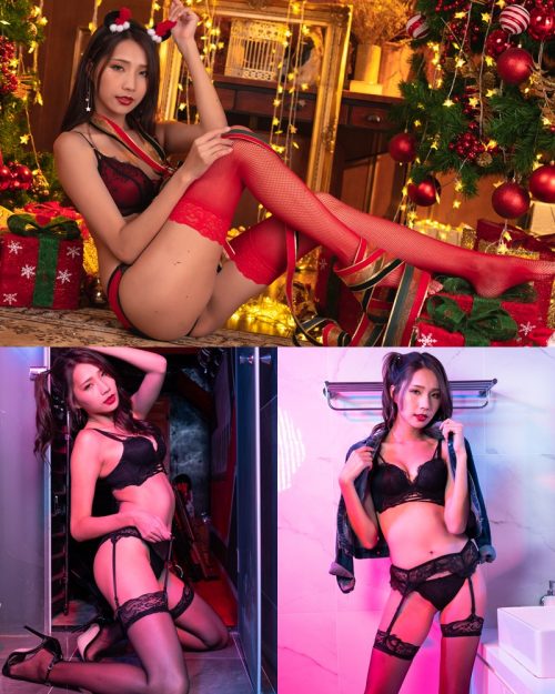 Taiwanese Hot Beauty Model - Anita - Christmas Sexy Girl - TruePic.net