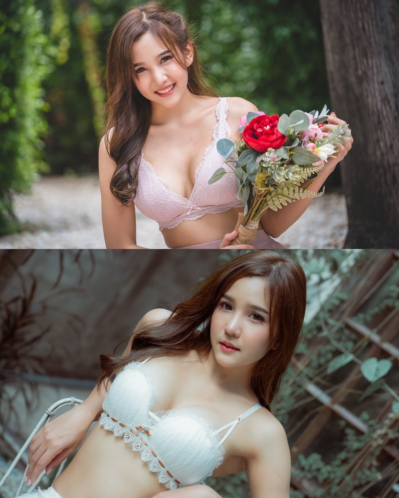 Thailand Model – Sukanya Rongpol – Sexy White Bra - TruePic.net