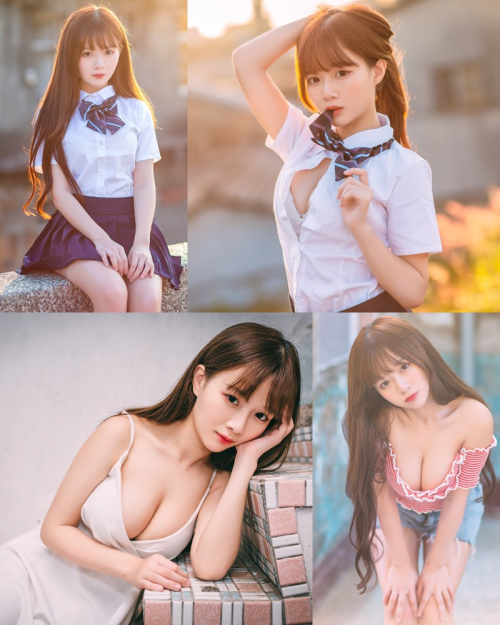 Taiwanese Model – 倩倩Winnie - Cute and Sexy Student Girl - TruePic.net (58 pictures)