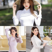 Vietnamese Model - Beautiful Girl and Daisy Flower - TruePic.net (129 pictures)